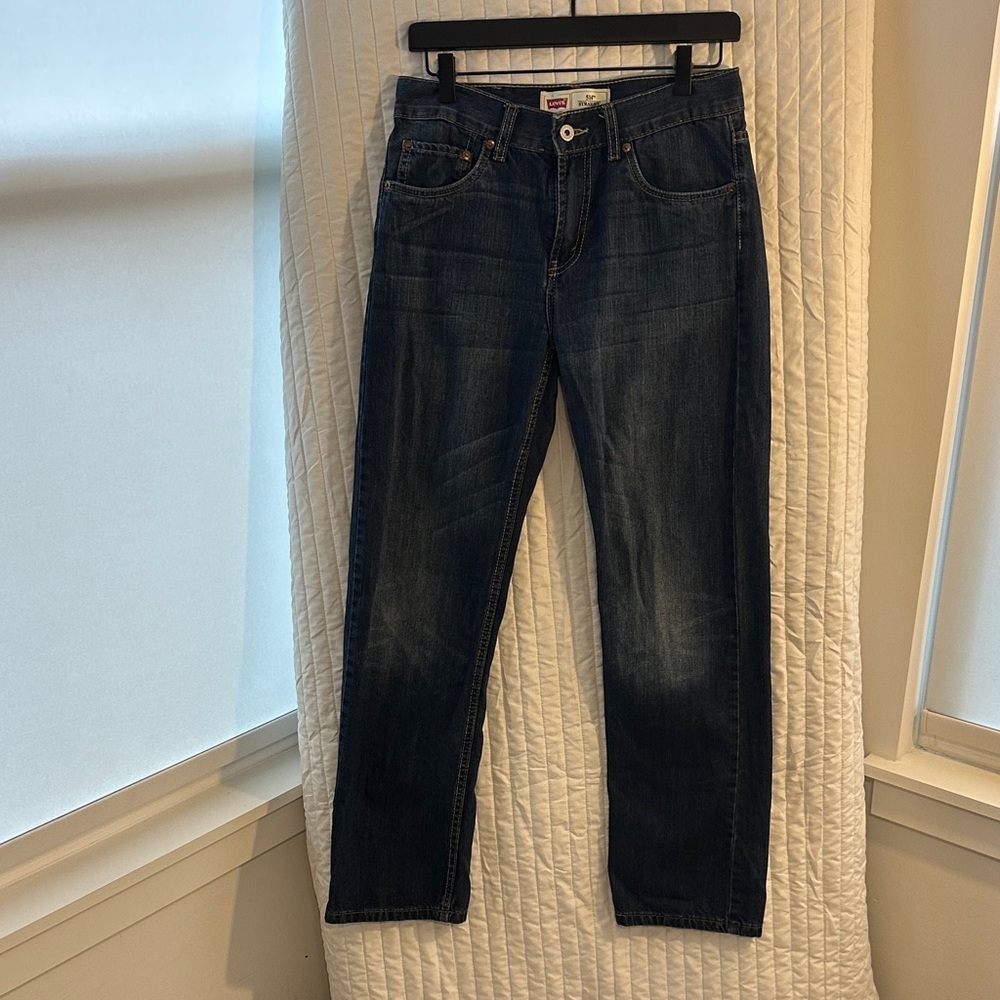 Levi's Men's Straight Jeans - Dark Blue